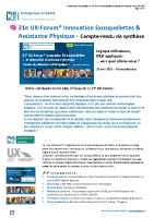 AA0417_COMPTE RENDU 21e UX FORUM EXOSK assistance physique